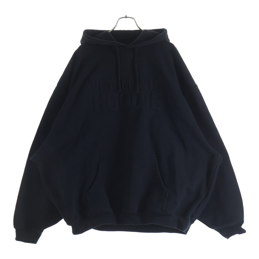 VETEMENTS(ヴェトモン) デボスドロゴ プルオーバーパーカー ブラック UA65HD370B
