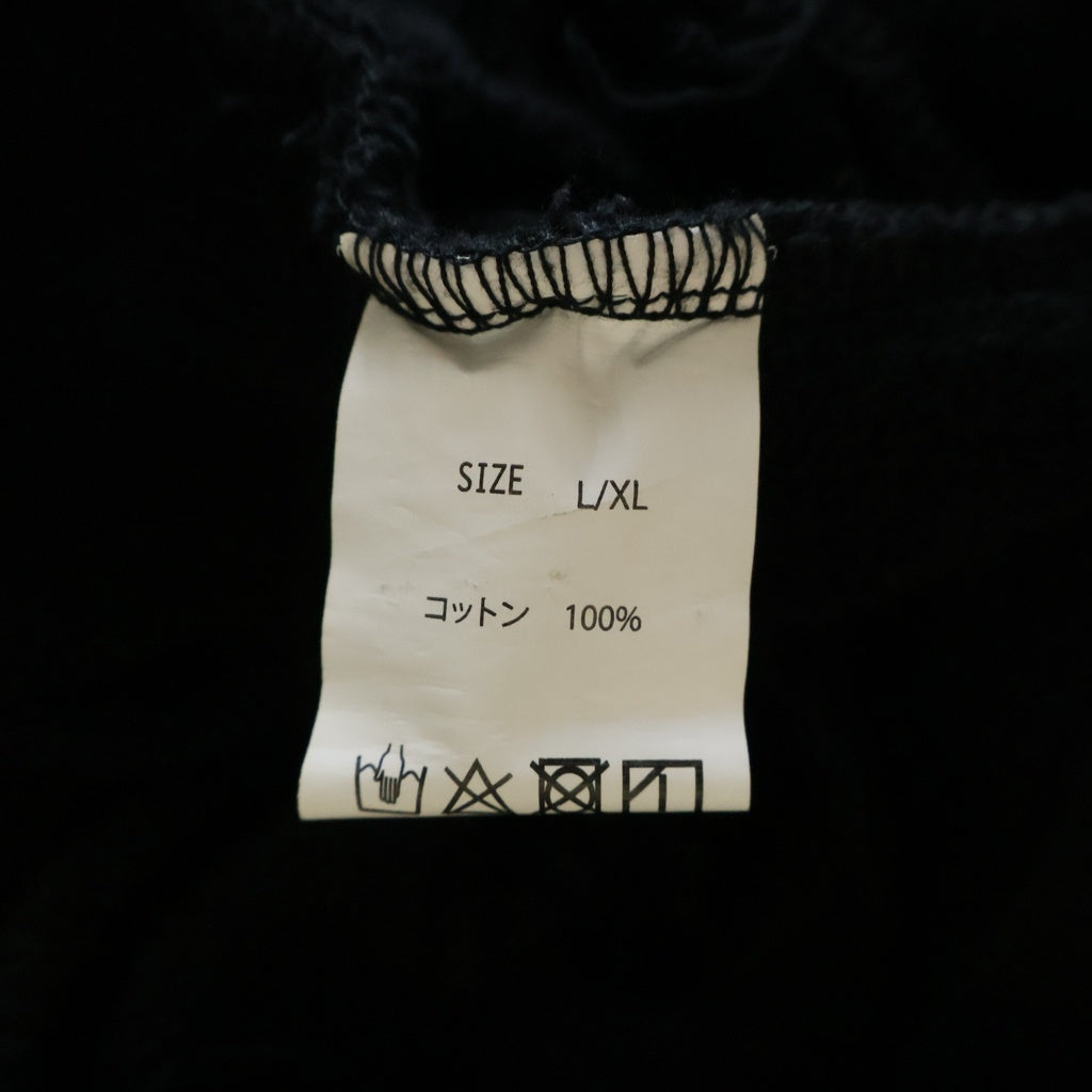 JUN / NAKAYAMA(ジュンナカヤマ) DISTRESSED CREWNECK ディストレスト クルーネック ニット ブラック