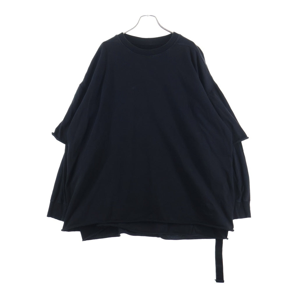 DRKSHDW(ダークシャドウ) Tommy Hustler Long-Sleeve Tee レイヤード 長袖Tシャツ ブラック DU01E3266-RIGRN