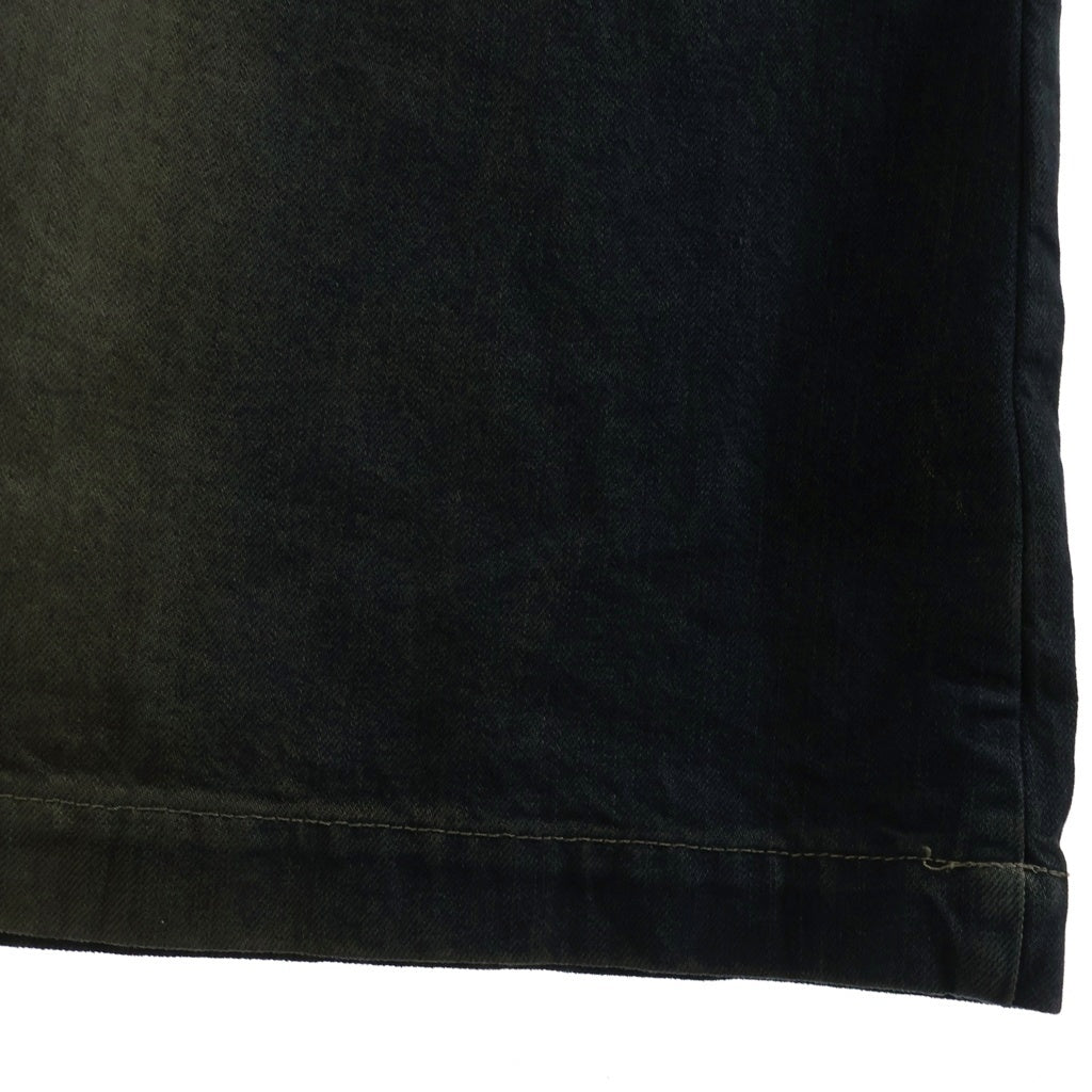 Rick Owens(リックオウエンス) DARKDUST DEGRADE ダークダスト ディグレード ワイドデニムパンツ インディゴ RU02E1366-DKDEG