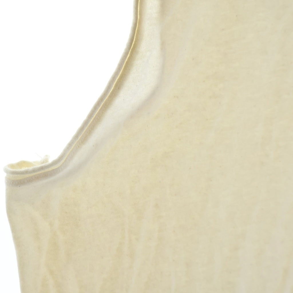 Rick Owens(リックオウエンス) ×Champion Tarp T-Shirt フロント刺繍 タンクトップ ベージュ CM01D9231-CHJER