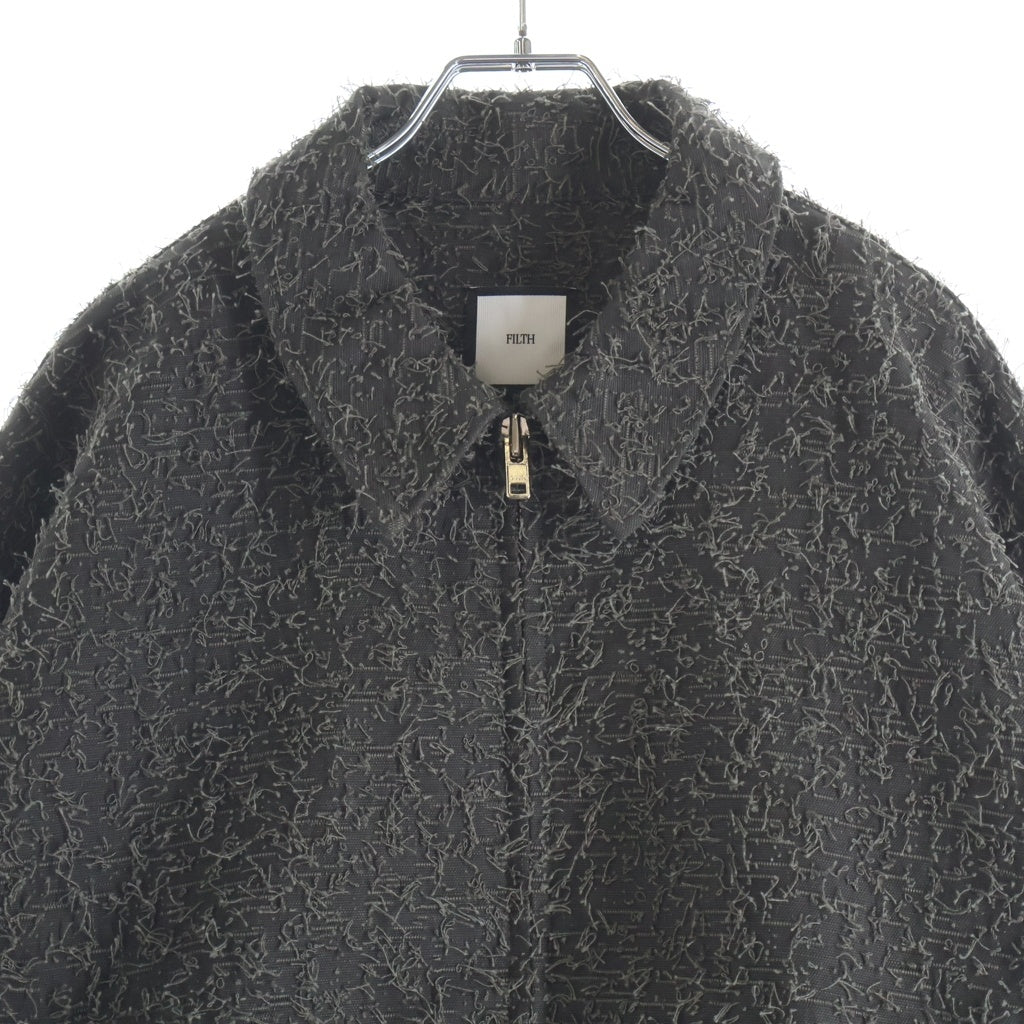 FILTH(フィルス) FILTH FLYING HAIR WORKER JACKET ジップアップジャケット ブラウン