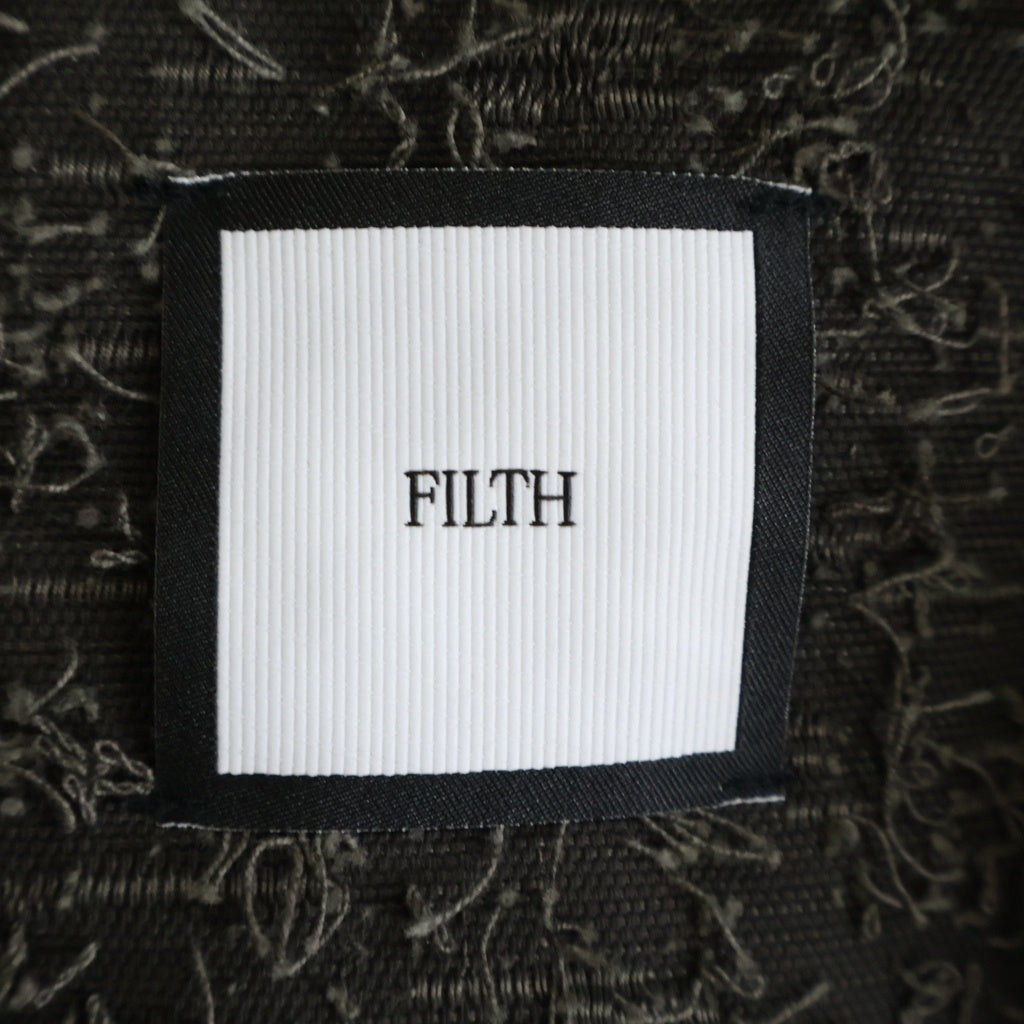 FILTH(フィルス) FILTH FLYING HAIR WORKER JACKET ジップアップジャケット ブラウン