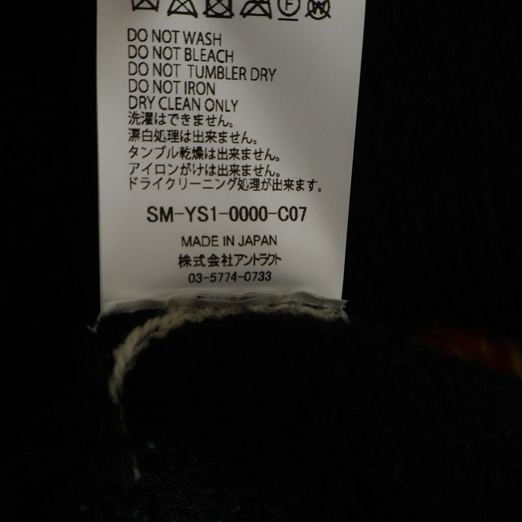 SAINT MICHAEL(セントマイケル) 24AW ×CACTUS PLANT FLEA MARKET CP CREW KNIT ダメージ加工 クルーネック プルオーバー 長袖ニット セーター SM-YS1-0000-C07