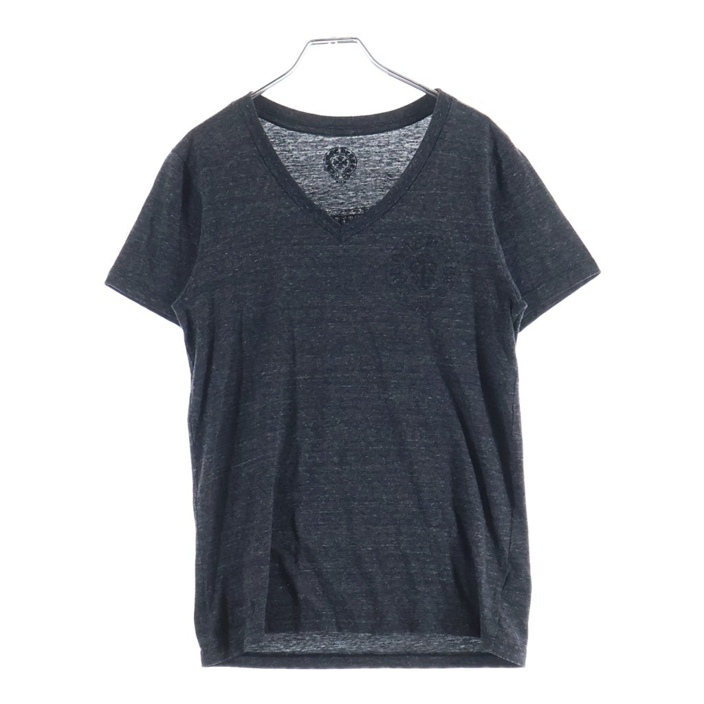 CHROME HEARTS(クロムハーツ) AMERICAN FLAG S/S TEE アメリカンフラッグ Vネック 半袖Tシャツ カットソー グレー
