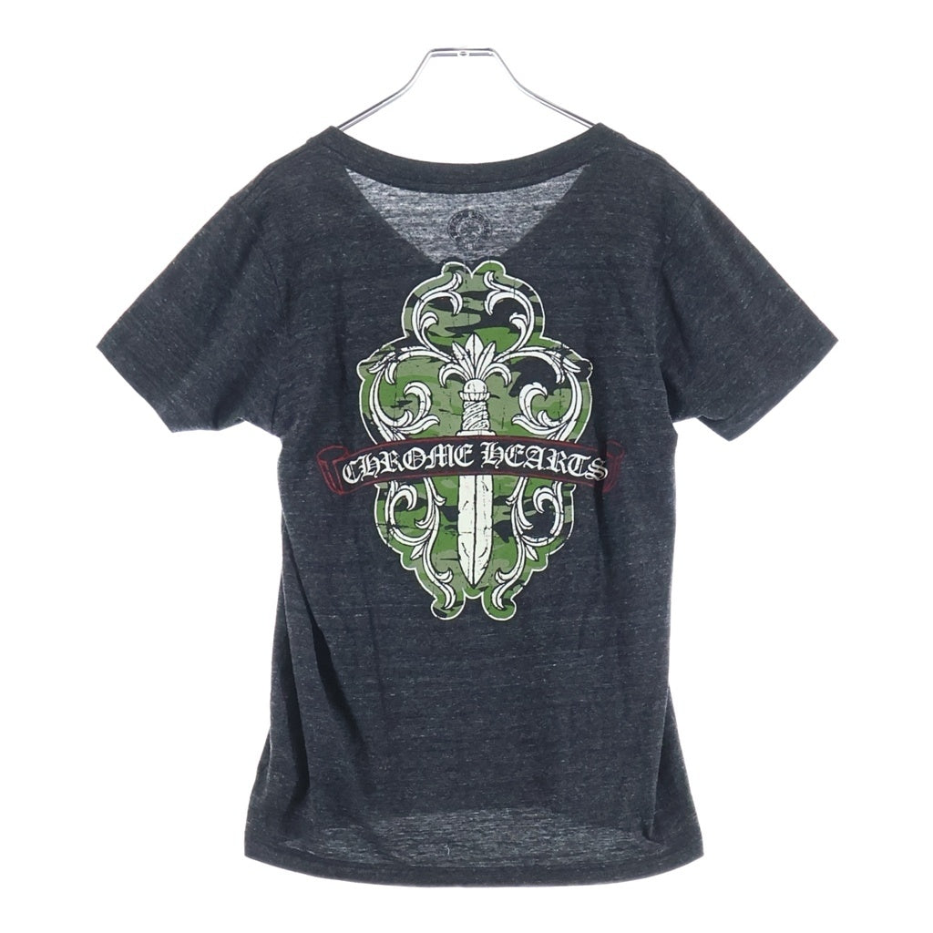 CHROME HEARTS(クロムハーツ) CAMOUFLAGE VINE DAGGER TEE カモフラージュ ヴァインダガー 半袖Tシャツ カットソー グレー
