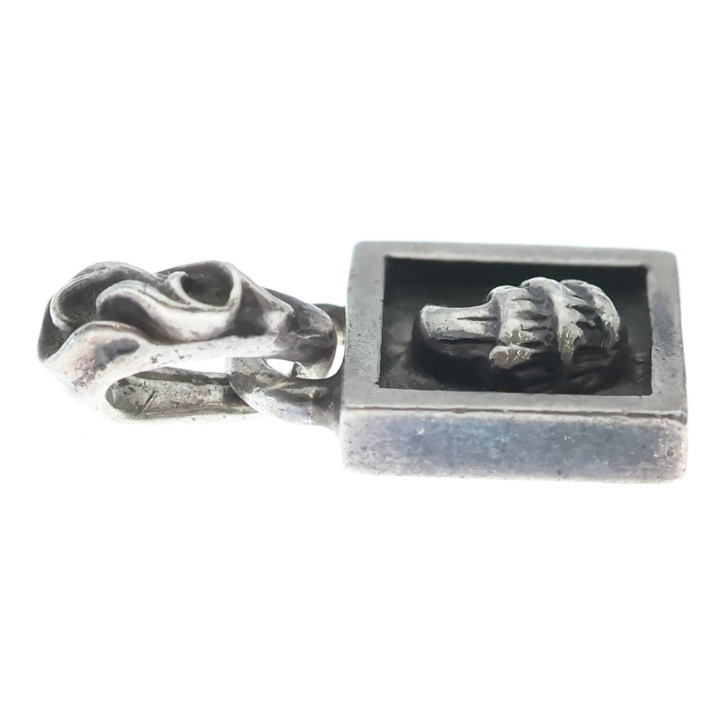 CHROME HEARTS(クロムハーツ) FRAMED CROW フレームドクロウ チャーム ペンダントトップ シルバー BCA272