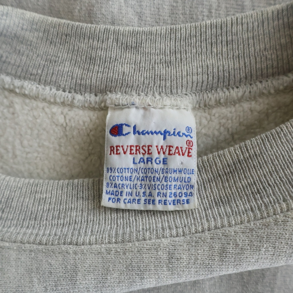 CHAMPION(チャンピオン) 90s REVERSE WEAVE CARLETON 刺繍タグ リバースウィーブ スウェット グレー