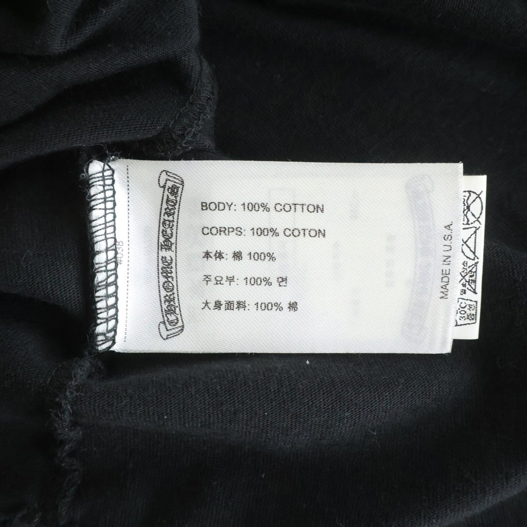 CHROME HEARTS(クロムハーツ) HORSESHOE S/S TEE ホースシュープリント ポケット半袖Tシャツ カットソー ブラック