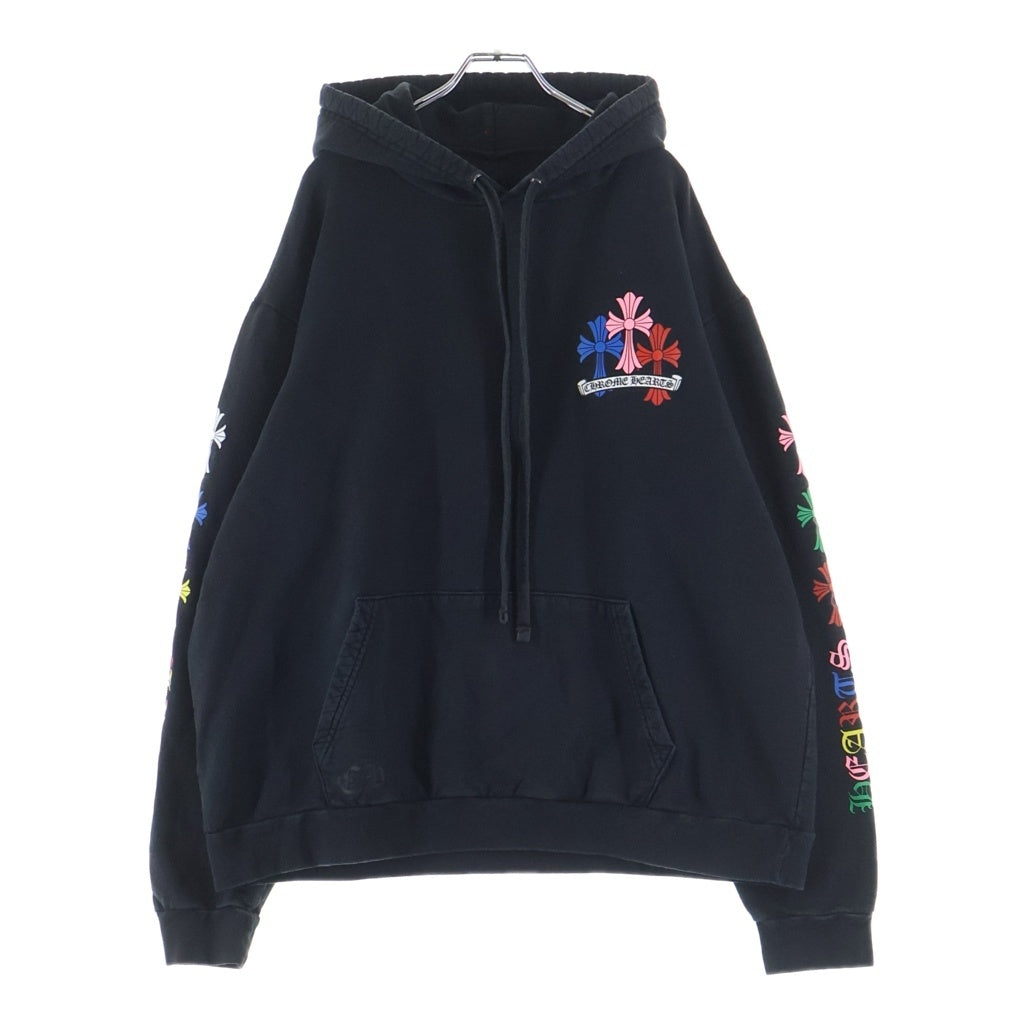 CHROME HEARTS(クロムハーツ) MLTCOL CEM CRS HD PLVR マルチカラーセメタリークロスプリントプルオーバーパーカー フーディー マルチ