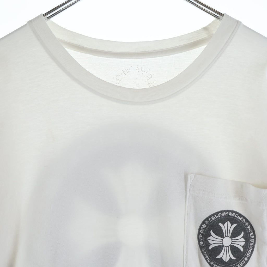 CHROME HEARTS(クロムハーツ) CH T-SHRT 1 CHプラスポケット 長袖Tシャツ カットソー ホワイト