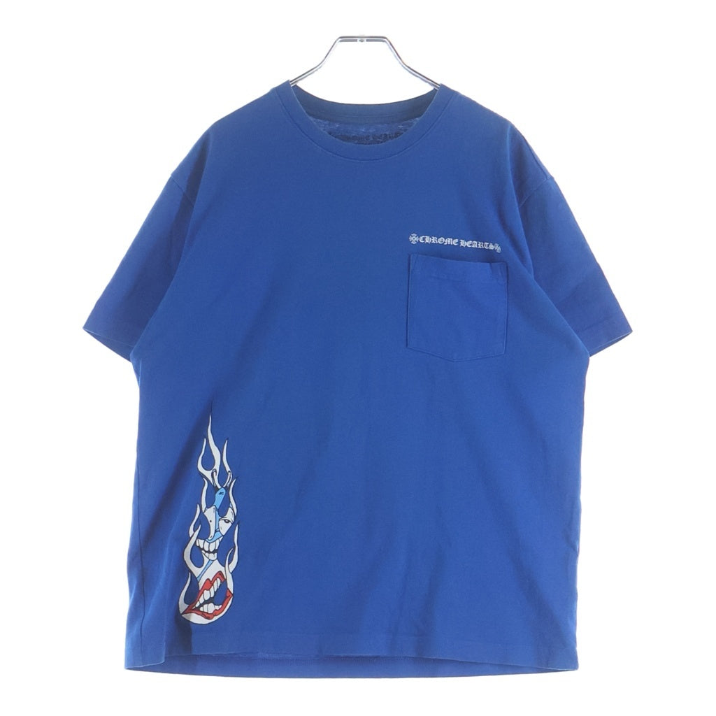 CHROME HEARTS(クロムハーツ) ×MATTY BOY PPO SPACE TEE マッティボーイ スペース 半袖Tシャツ カットソー ブルー