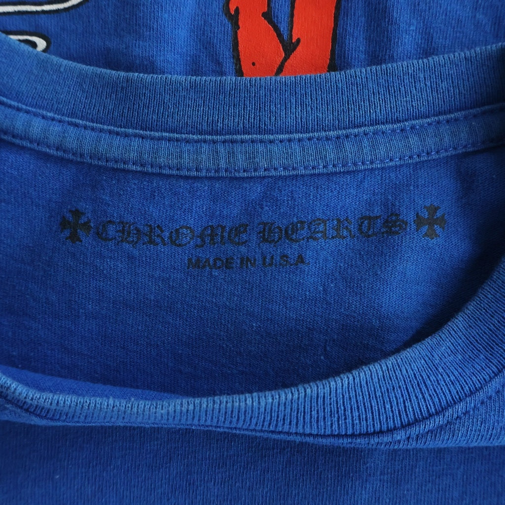 CHROME HEARTS(クロムハーツ) ×MATTY BOY PPO SPACE TEE マッティボーイ スペース 半袖Tシャツ カットソー ブルー