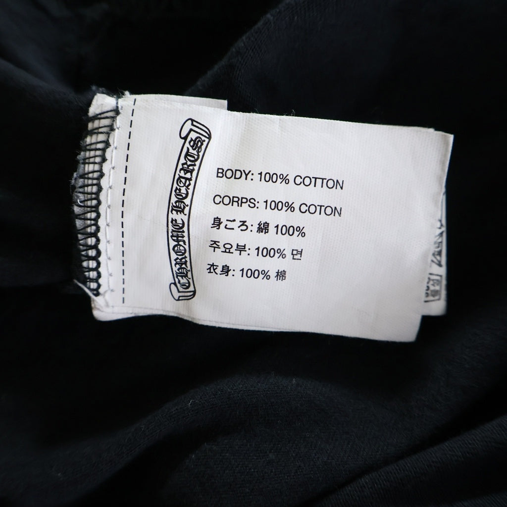 CHROME HEARTS(クロムハーツ) HORSESHOE S/S TEE ホースシュープリント ポケット半袖Tシャツ カットソー ブラック