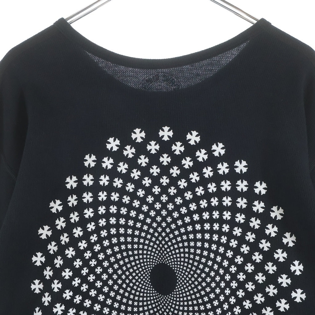 CHROME HEARTS(クロムハーツ) CIRCLE CH PLUS THERMAL TEE サークル CHプラス サーマル長袖Tシャツ カットソー ブラック