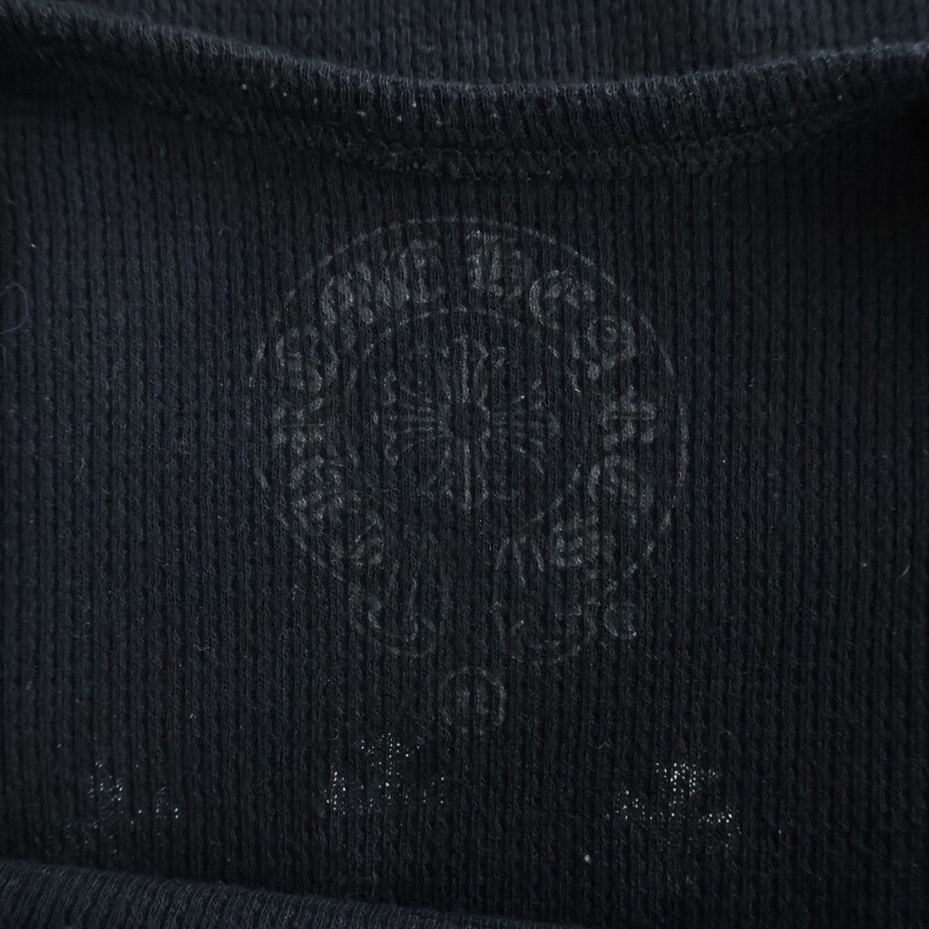 CHROME HEARTS(クロムハーツ) CIRCLE CH PLUS THERMAL TEE サークル CHプラス サーマル長袖Tシャツ カットソー ブラック