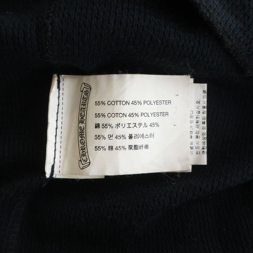 CHROME HEARTS(クロムハーツ) CIRCLE CH PLUS THERMAL TEE サークル CHプラス サーマル長袖Tシャツ カットソー ブラック