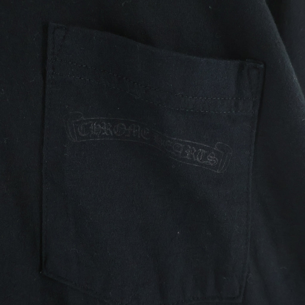 CHROME HEARTS(クロムハーツ) CH L/S 袖英字ロゴ バックヴァインダガープリント長袖Tシャツカットソー