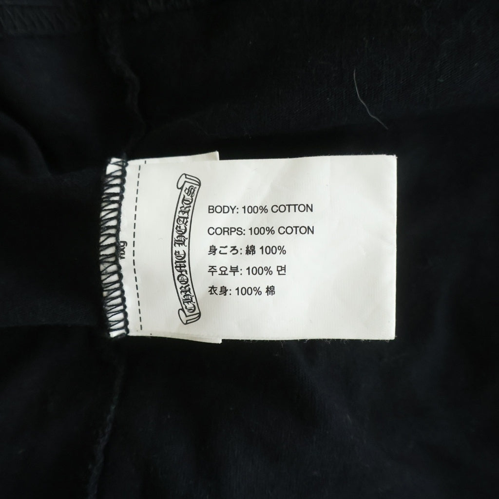 CHROME HEARTS(クロムハーツ) CH L/S 袖英字ロゴ バックヴァインダガープリント長袖Tシャツカットソー