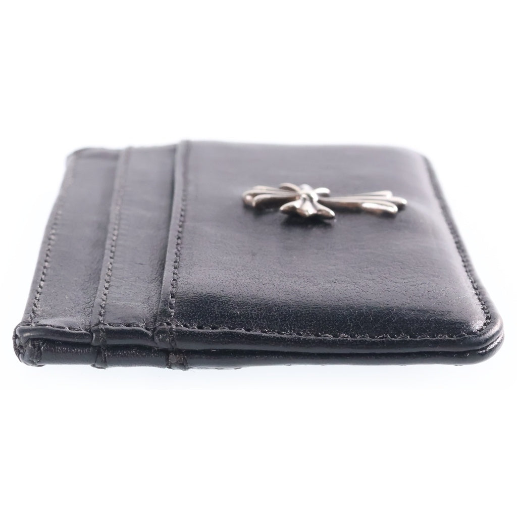 CHROME HEARTS(クロムハーツ) DOUBLE SIDE ダブルサイド タイニーCH装飾レザーカードケース