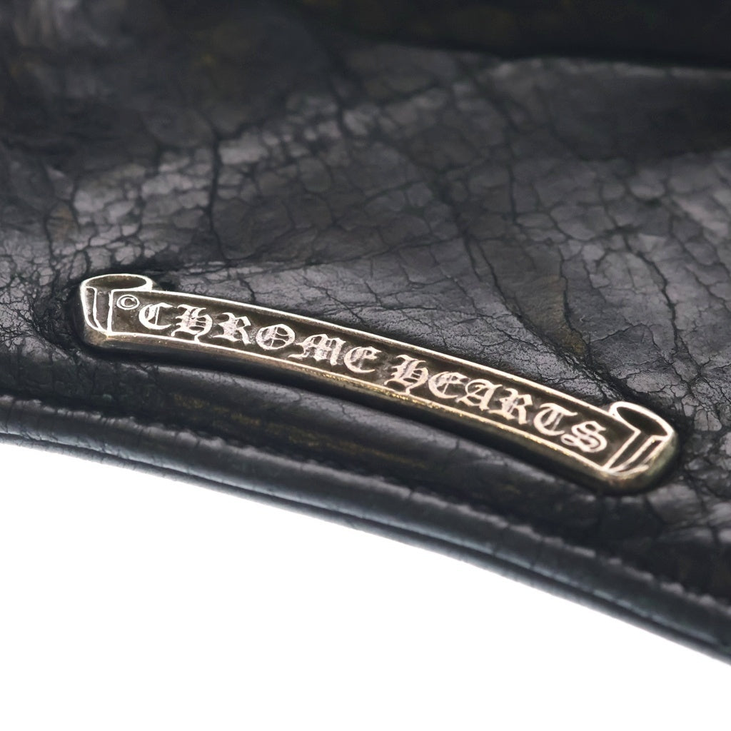 CHROME HEARTS(クロムハーツ) ZPR CHNG PURSE チェンジパース ダガージップコインケース ブラック