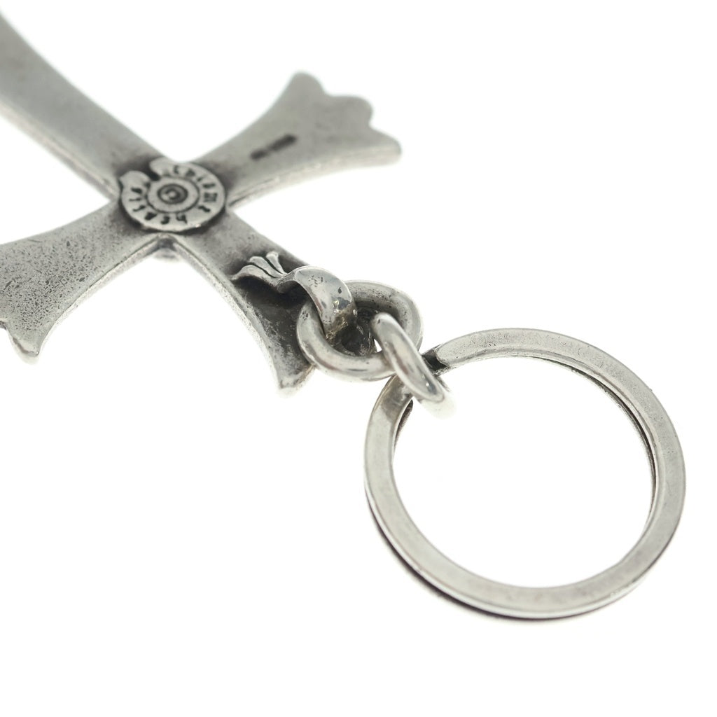 CHROME HEARTS(クロムハーツ) CH CRS LG&No5 DGGR ラージクロス#5ダガーキーリング シルバーキーリング