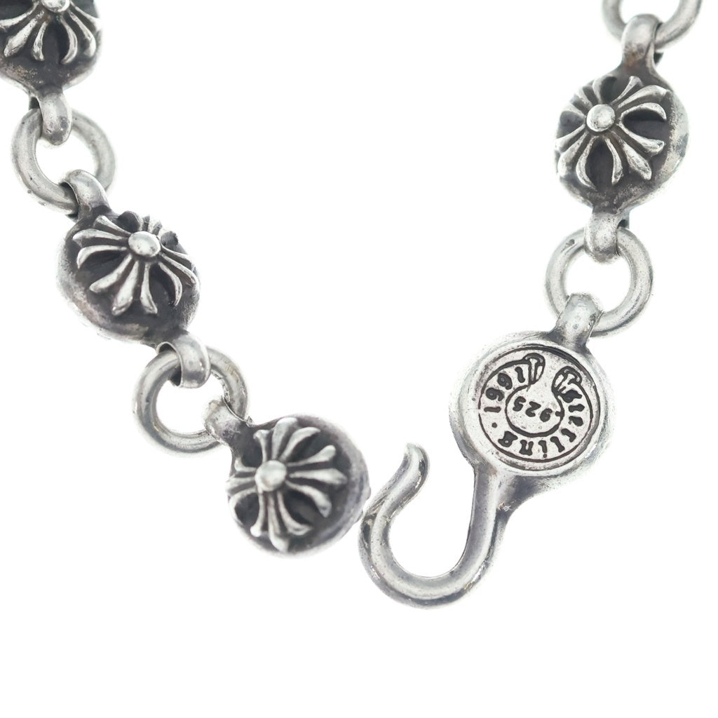 CHROME HEARTS(クロムハーツ) NO2 BALL #2クロスボールブレスレット シルバー BCA176
