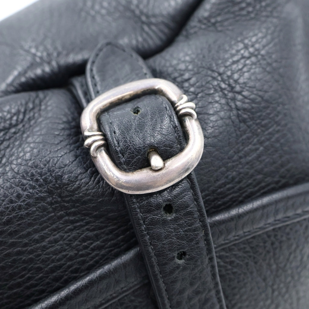 CHROME HEARTS(クロムハーツ) #1 SNAT PACK スナットパック ダガージップ ガンスリンガーベルト レザーウエストバッグ ブラック BCA378 レディース
