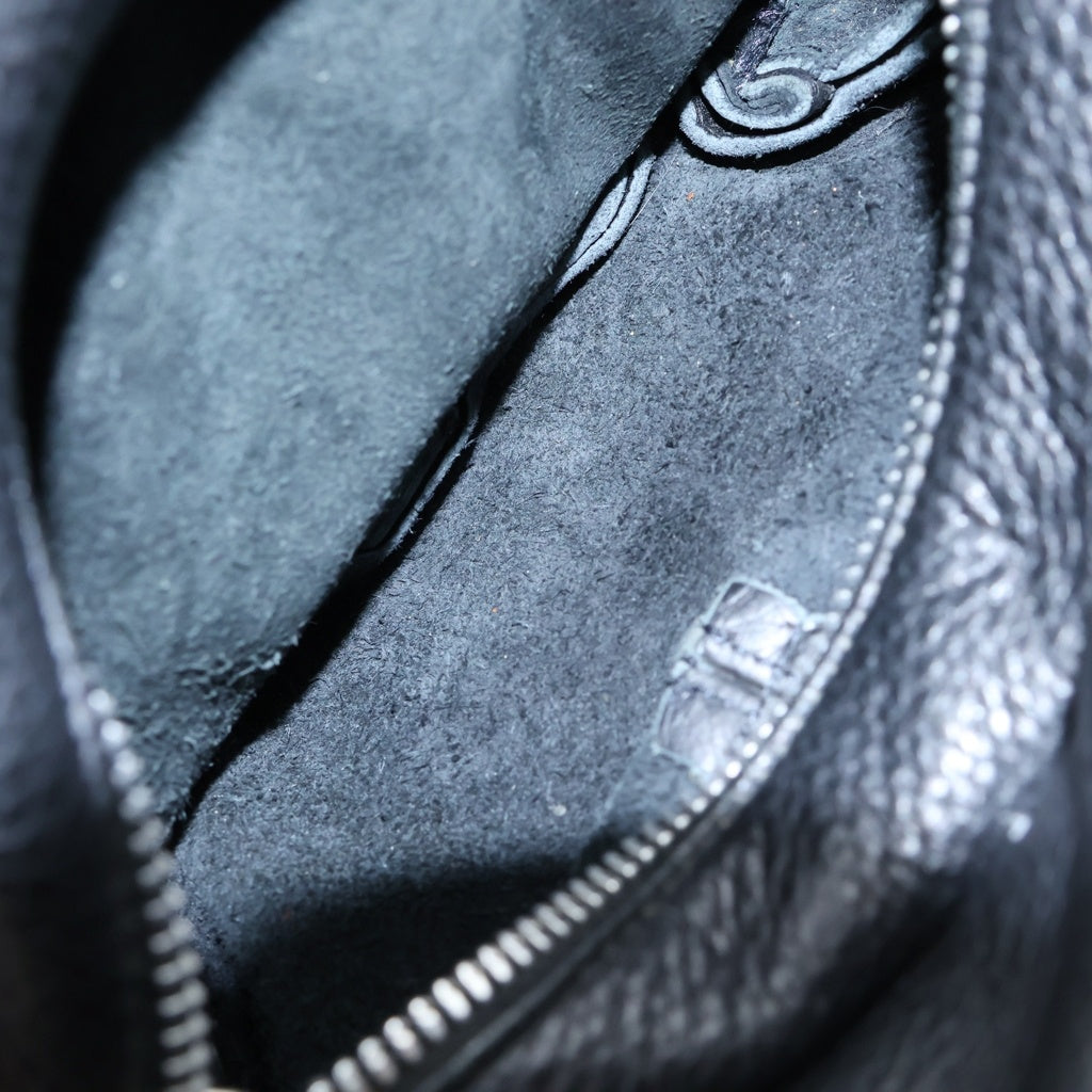 CHROME HEARTS(クロムハーツ) #1 SNAT PACK スナットパック ダガージップ ガンスリンガーベルト レザーウエストバッグ ブラック BCA378 レディース
