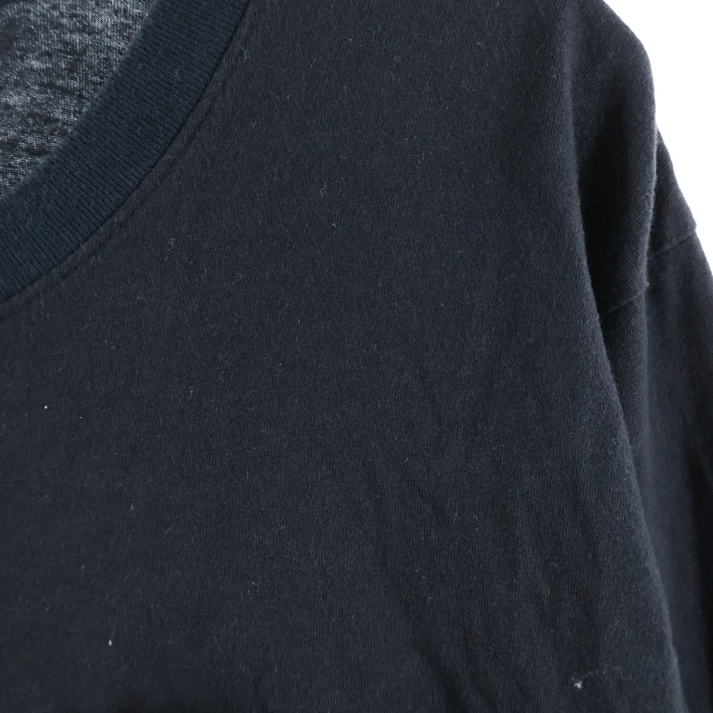 CHROME HEARTS(クロムハーツ) BACK CEMETERY CROSS L/S バックセメタリークロス 長袖Tシャツ カットソー ブラック