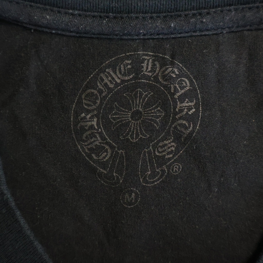 CHROME HEARTS(クロムハーツ) BACK CEMETERY CROSS L/S バックセメタリークロス 長袖Tシャツ カットソー ブラック