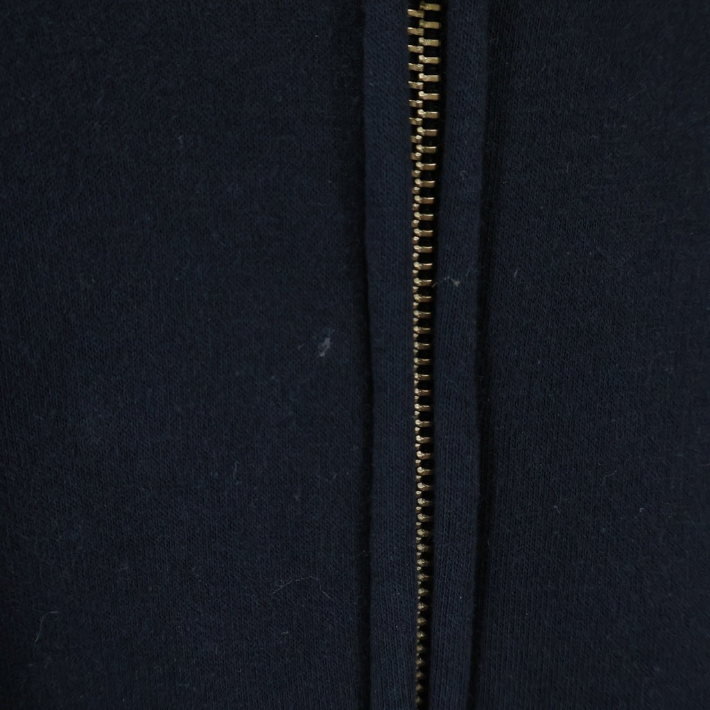 CHROME HEARTS(クロムハーツ) METALLIC STAR CROSS BACK SCROLL THERMAL HD ZIP メタリックスタークロス バックスクロール 裏地サーマル ジップアップパーカー ブラック