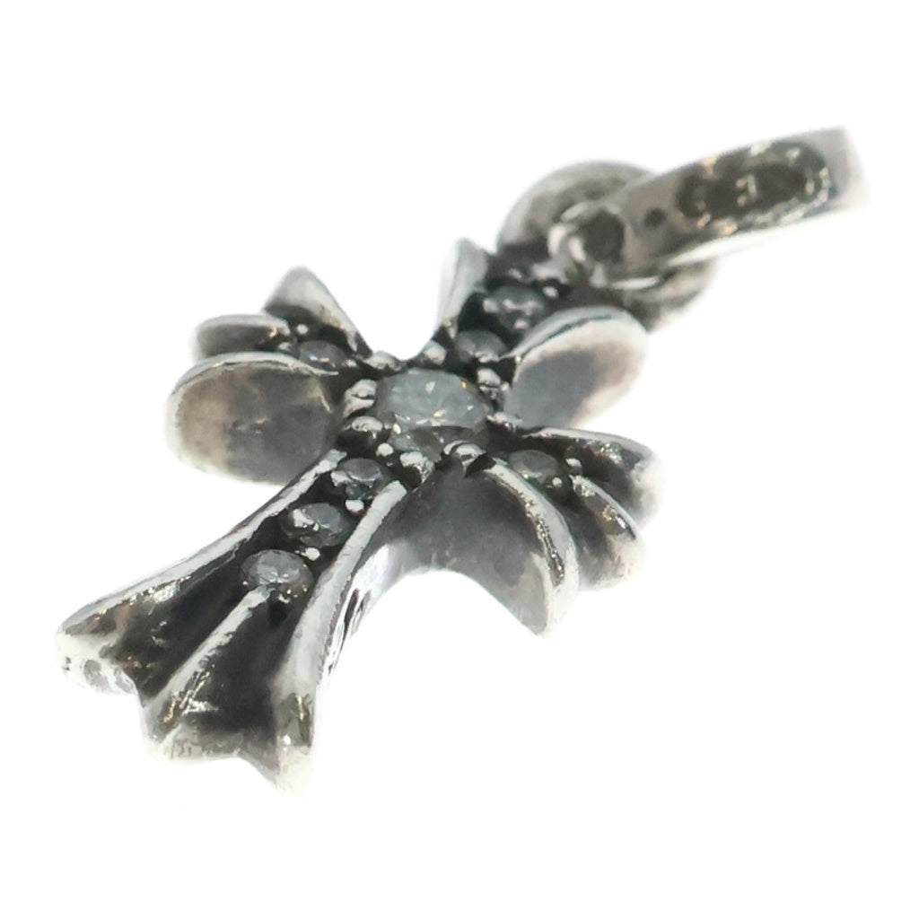 CHROME HEARTS(クロムハーツ) CRS BBYFAT P DMND ベイビーファットクロス PAVEダイヤ ペンダントトップ シルバーBCA234