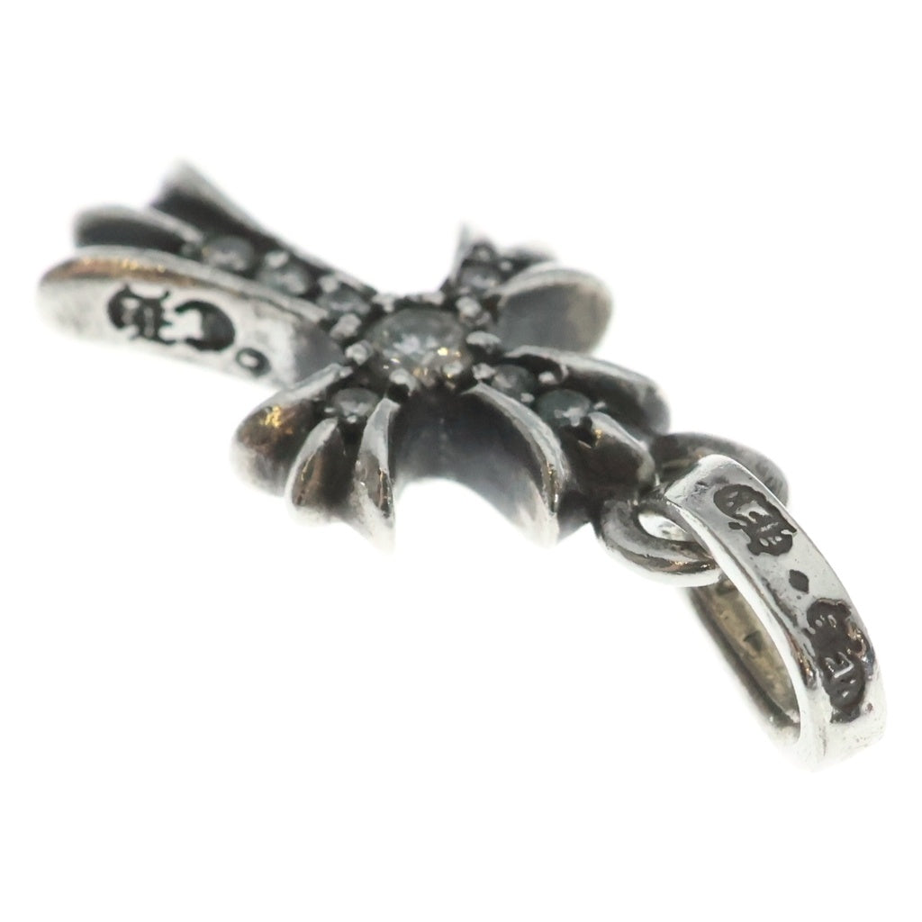 CHROME HEARTS(クロムハーツ) CRS BBYFAT P DMND ベイビーファットクロス PAVEダイヤ ペンダントトップ シルバーBCA234