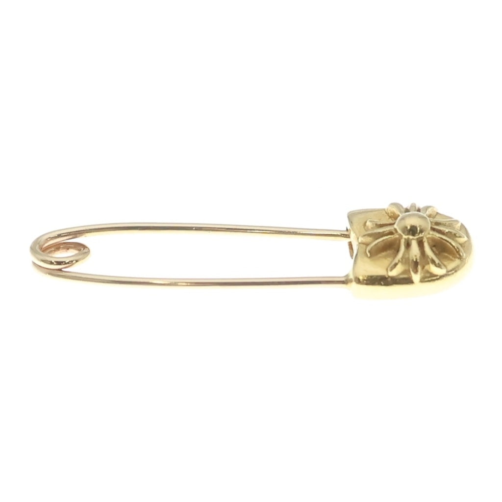 CHROME HEARTS(クロムハーツ) 22K SAFETY PIN S 22Kスモールセーフティピン ゴールドネックレストップ