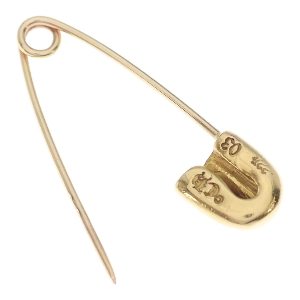 CHROME HEARTS(クロムハーツ) 22K SAFETY PIN S 22Kスモールセーフティピン ゴールドネックレストップ