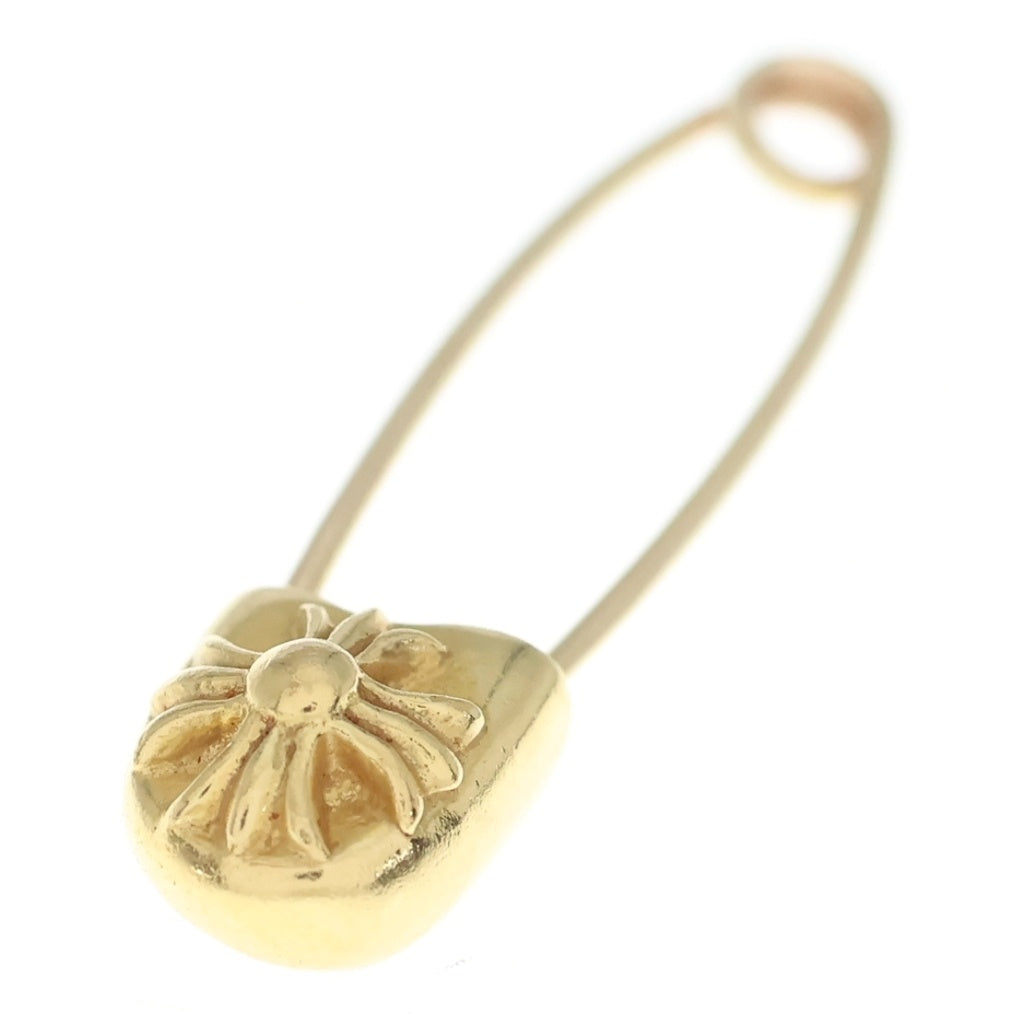 CHROME HEARTS(クロムハーツ) 22K SAFETY PIN S 22Kスモールセーフティピン ゴールドネックレストップ