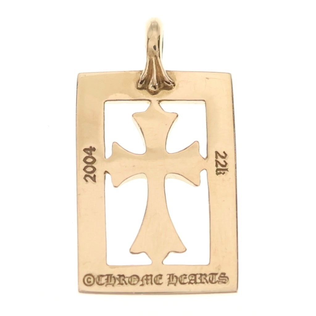 CHROME HEARTS(クロムハーツ) FRMD OPN BBYFAT 22K フレームドオープン ペンダントトップ ゴールド