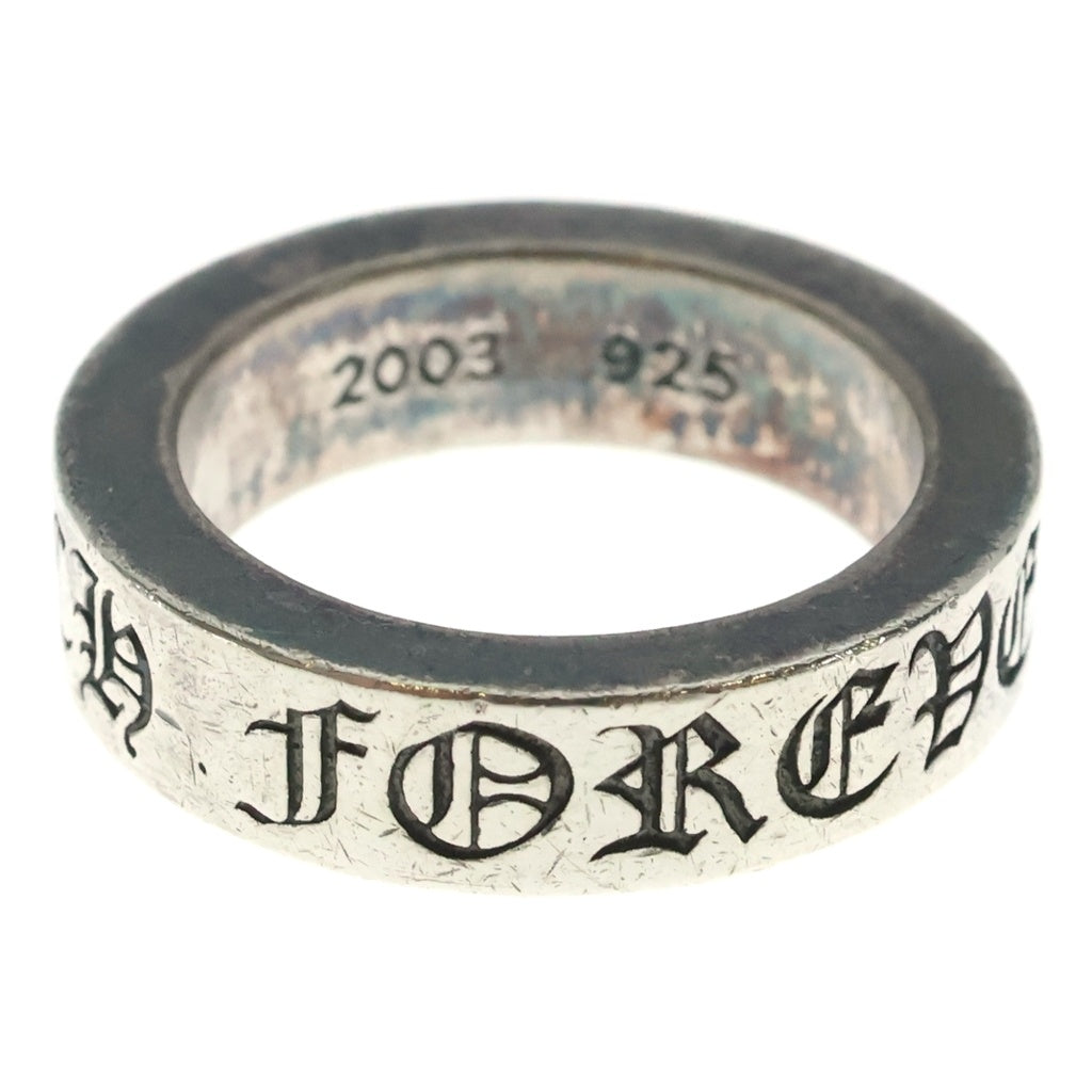 CHROME HEARTS(クロムハーツ) 6mm SPACER FOREVER 6mmスペーサーリング フォーエバーシルバーBCA337