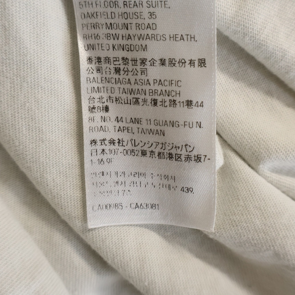 BALENCIAGA(バレンシアガ) I LOVE PARIS プリント 半袖Tシャツ カットソー グレー XL28 787349 TRVU9 9012