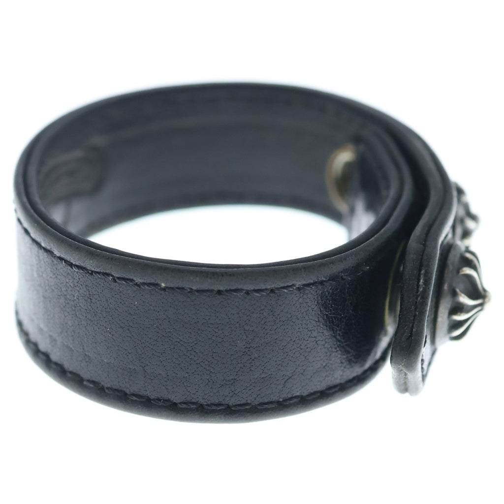 CHROME HEARTS(クロムハーツ) 3BTN 2SNP L&T リップアンドタン 3ボタン2スナップ レザーブレスレット レッド