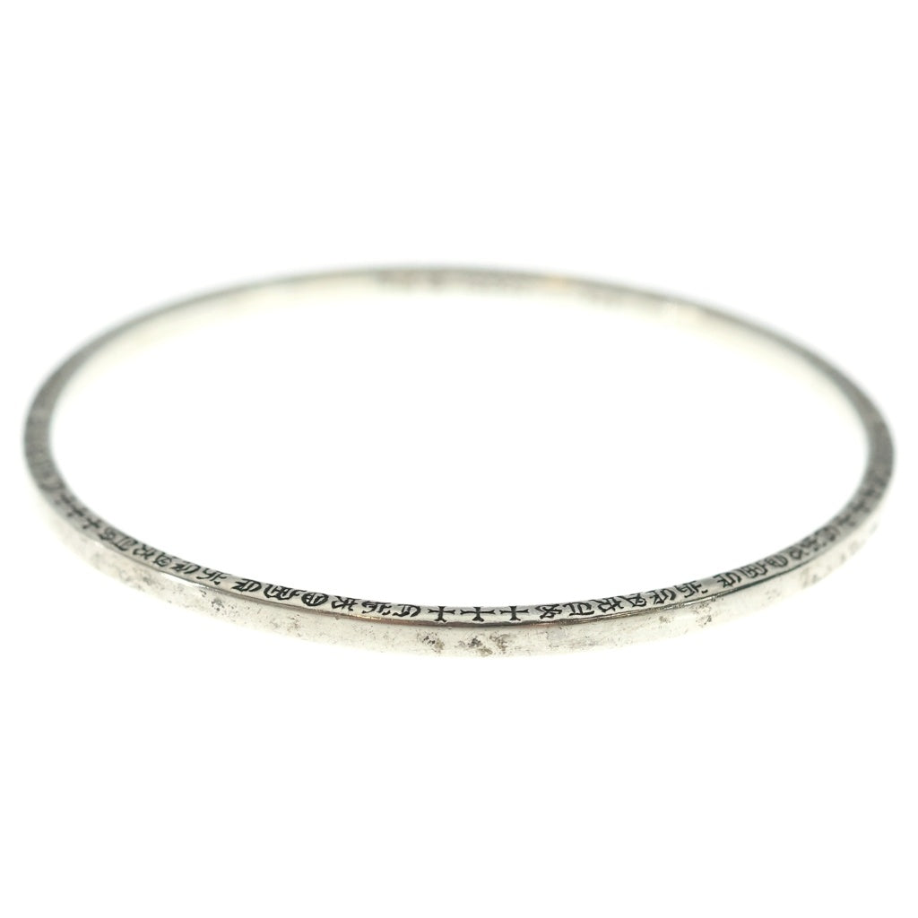 CHROME HEARTS(クロムハーツ) BANGLE NTFL NTFLバングル ブレスレット シルバー