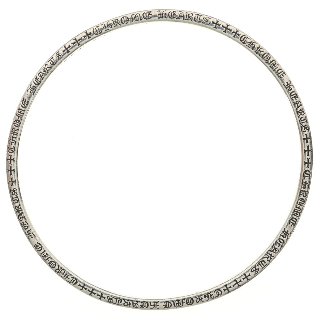 CHROME HEARTS(クロムハーツ) BANGLE NTFL NTFLバングル ブレスレット シルバー