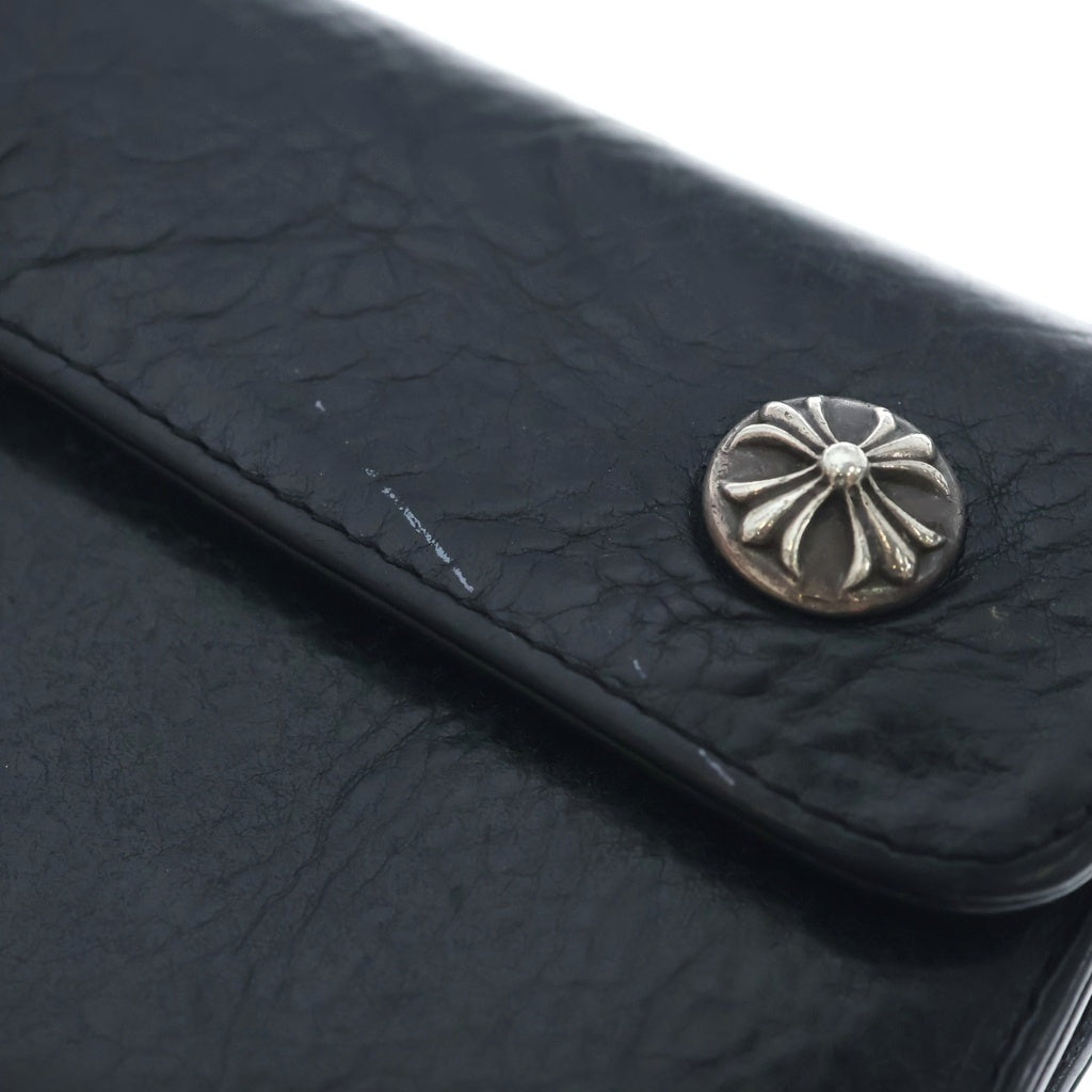 CHROME HEARTS(クロムハーツ) WAVE ウェーブ レザーウォレット 財布 ブラック
