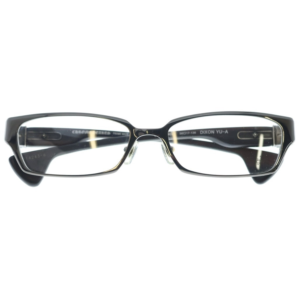 CHROME HEARTS(クロムハーツ) DIXON YU-A ディクソンユア アイウェア サングラス 眼鏡 56□17‐136 ブラウン/シルバー