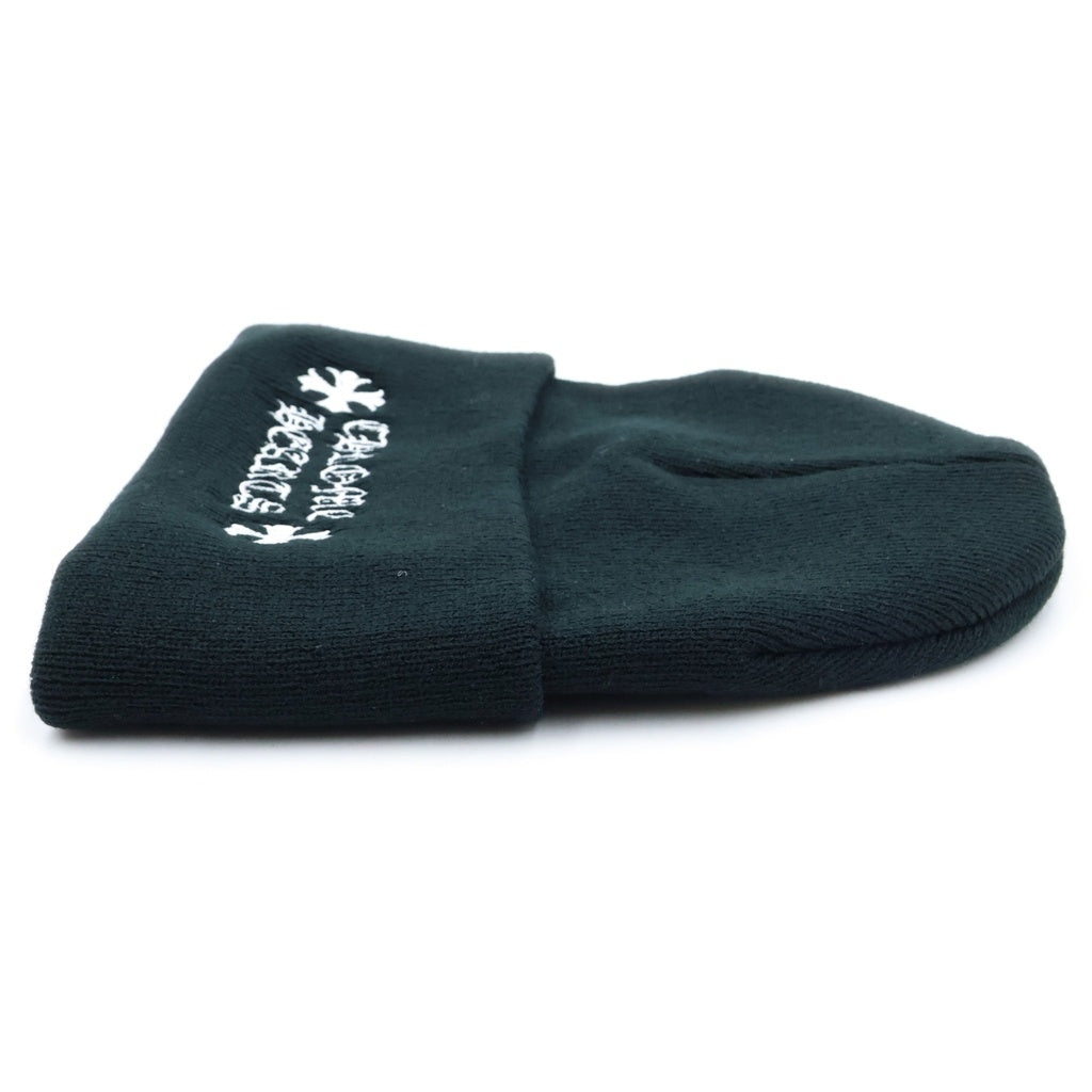 CHROME HEARTS(クロムハーツ) ACRYL WATCH CAP ワッチキャップ ロゴ刺繍ニット帽 ブラック