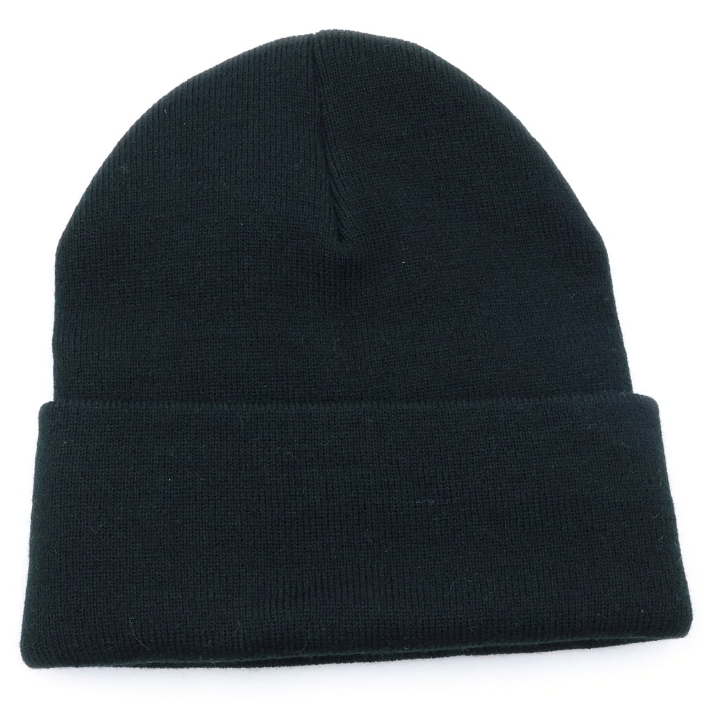CHROME HEARTS(クロムハーツ) ACRYL WATCH CAP ワッチキャップ ロゴ刺繍ニット帽 ブラック