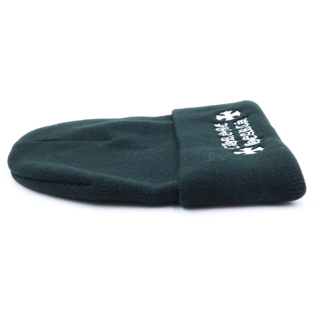 CHROME HEARTS(クロムハーツ) ACRYL WATCH CAP ワッチキャップ ロゴ刺繍ニット帽 ブラック
