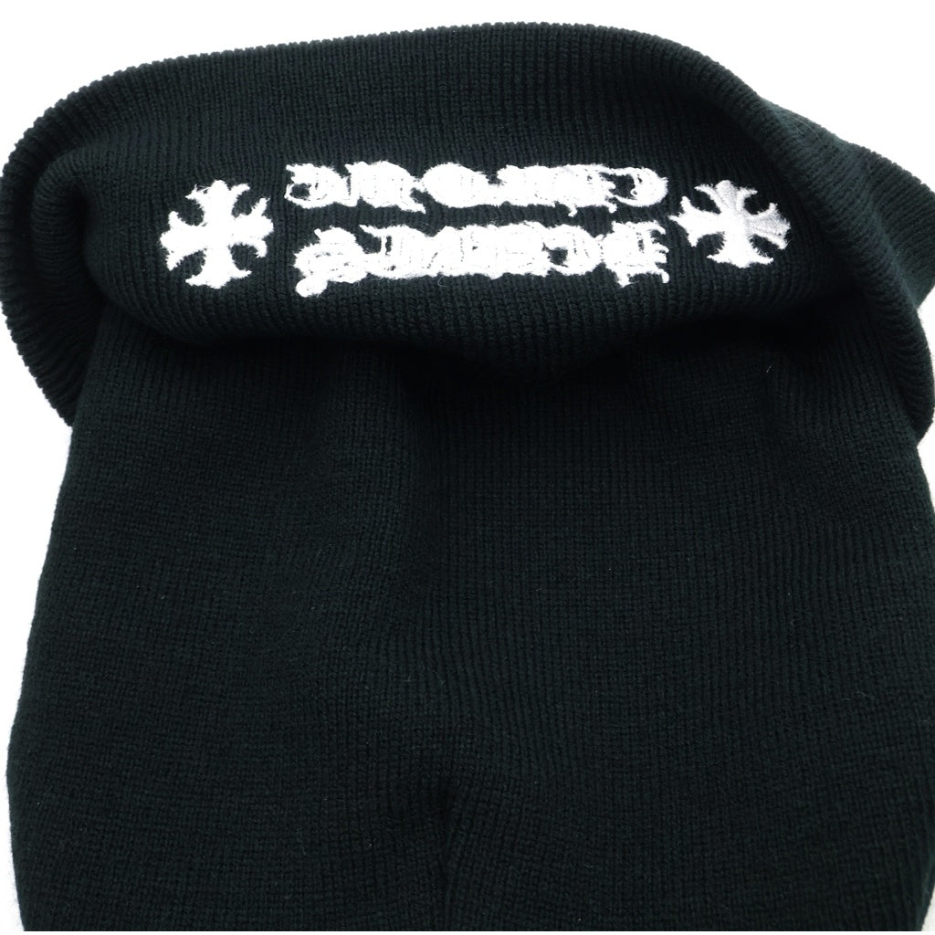 CHROME HEARTS(クロムハーツ) ACRYL WATCH CAP ワッチキャップ ロゴ刺繍ニット帽 ブラック