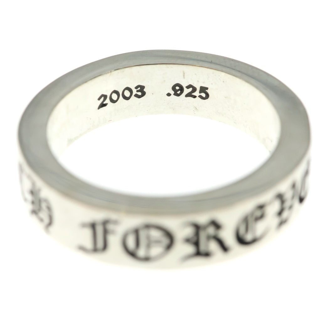 CHROME HEARTS(クロムハーツ) 6mm SPACER FOREVER 6mmスペーサーリング フォーエバーシルバー